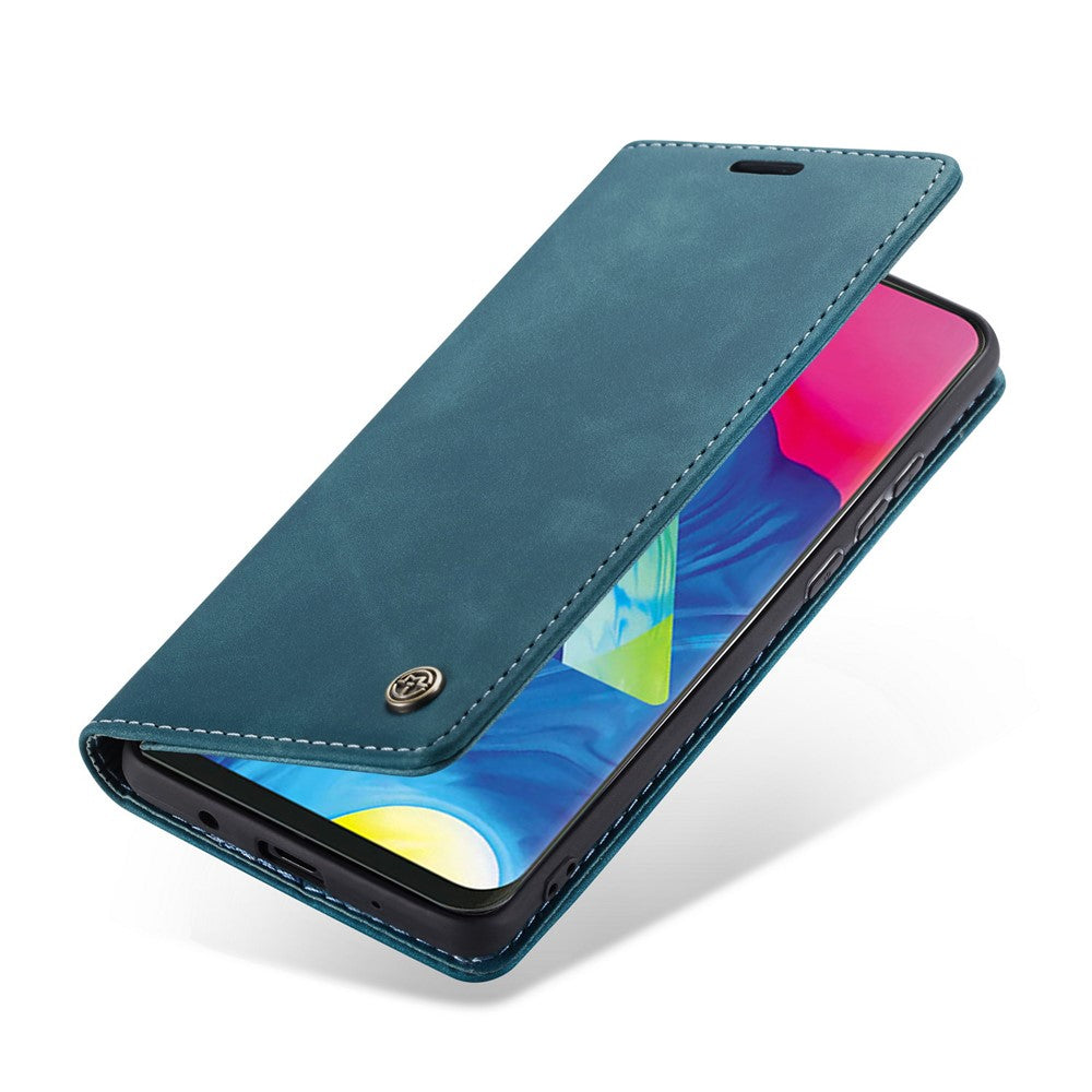 CASEME 013 Series for Samsung Galaxy M10 Retro Flip Leather Phone Case