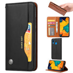 Auto-absorbed Wallet Stand Flip Leather Case for Samsung Galaxy A20e