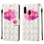 3D Malet Mønster Læder Telefoncover med Kortlommer til Samsung Galaxy A20e / A10e
