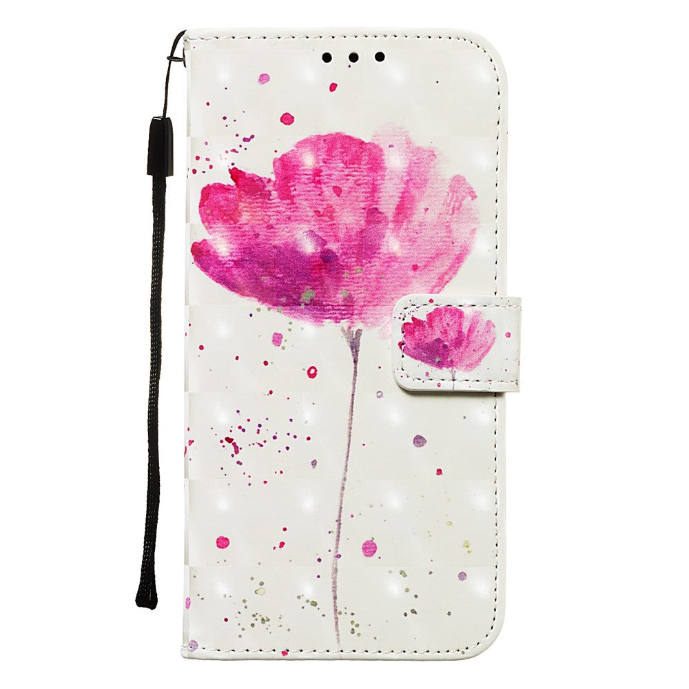 3D Malet Mønster Læder Telefoncover med Kortlommer til Samsung Galaxy A20e / A10e