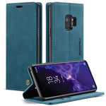 CASEME 013 Series Auto-absorbed Leather Wallet Stand Case for Samsung Galaxy S9 G960