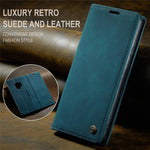 CASEME 013 Series Auto-absorbed Leather Wallet Stand Case for Samsung Galaxy S9 G960