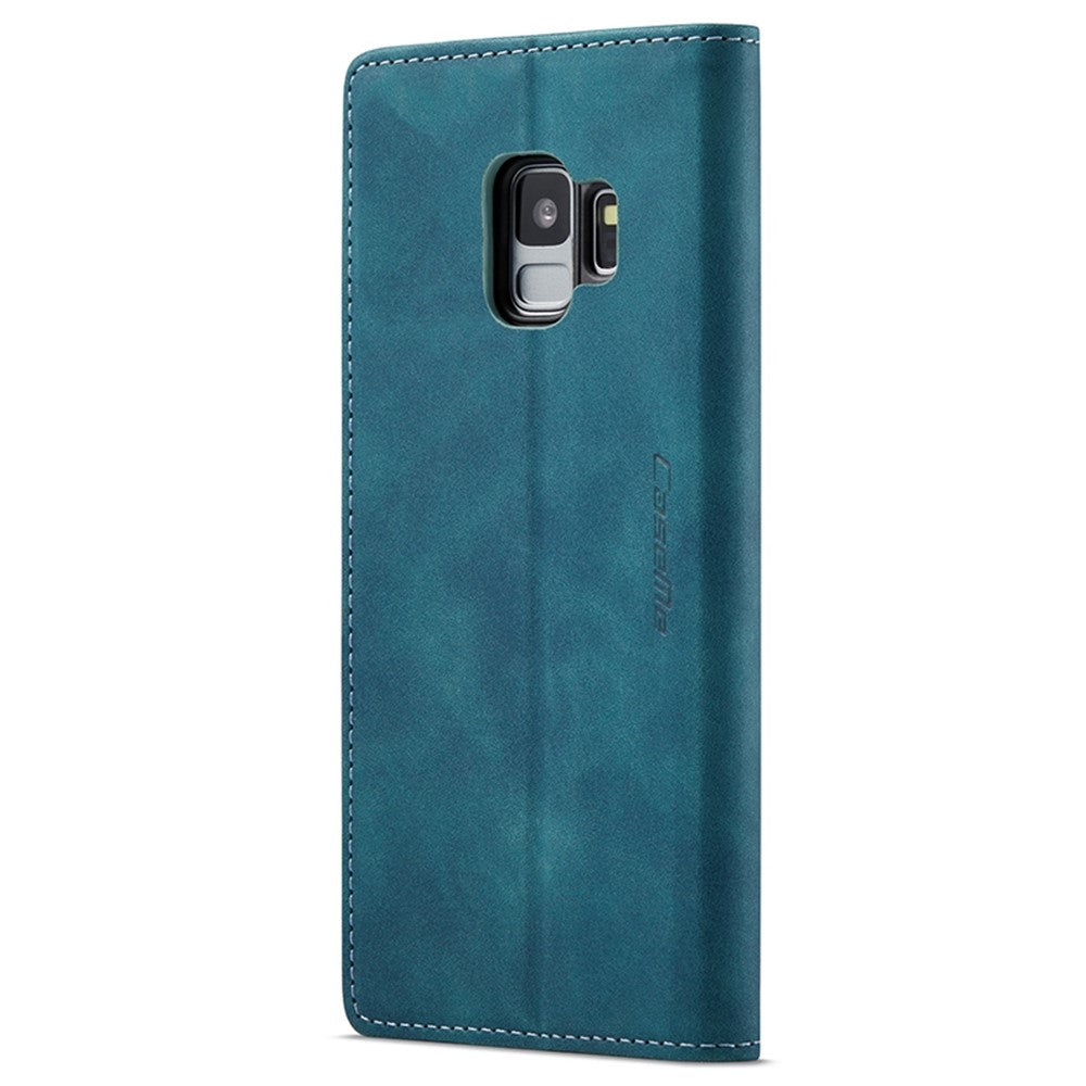 CASEME 013 Series Auto-absorbed Leather Wallet Stand Case for Samsung Galaxy S9 G960