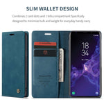 CASEME 013 Series Auto-absorbed Leather Wallet Stand Case for Samsung Galaxy S9 G960