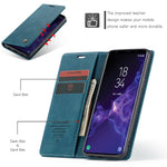 CASEME 013 Series Auto-absorbed Leather Wallet Stand Case for Samsung Galaxy S9 G960