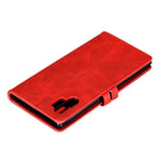 Imprinted Cat Pattern Leather Wallet Phone Cover for Samsung Galaxy Note 10 Plus/Note 10 Plus 5G