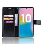 Crazy Horse Leather Stand Wallet Phone Casing for Samsung Galaxy Note 10 Plus/Note 10 Plus 5G