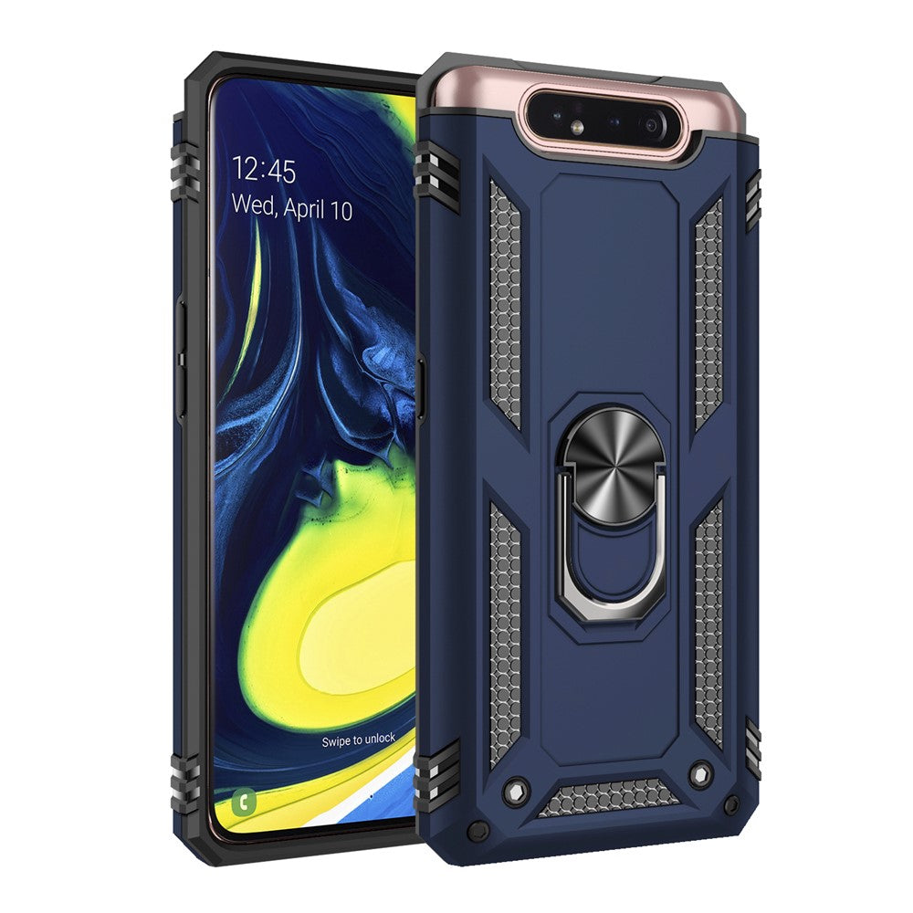 Hybrid PC TPU Kickstand Armor Phone Shell for Samsung Galaxy A80 4G / A90 4G