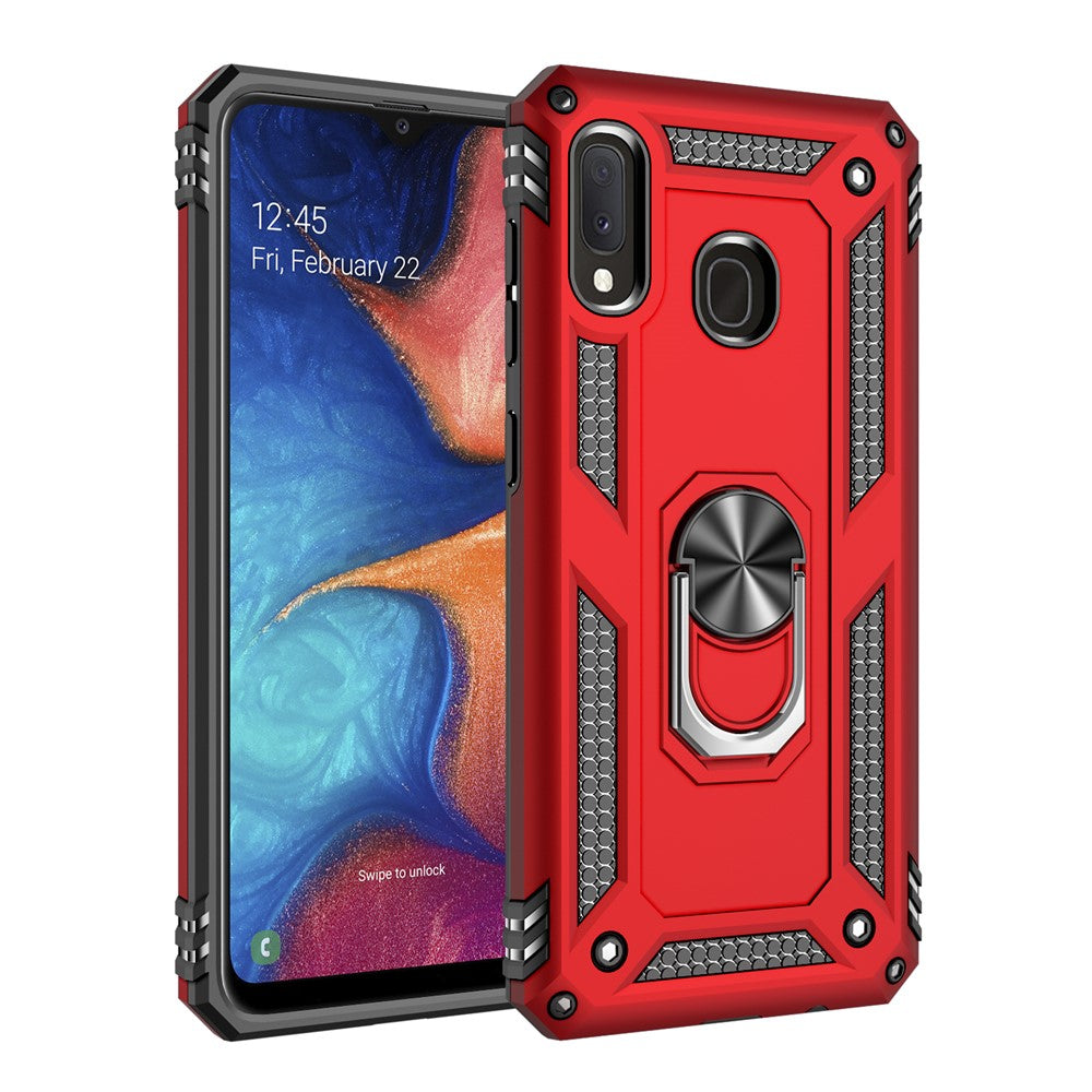 Hybrid PC TPU Kickstand Armor Telefoncover til Samsung Galaxy A20e