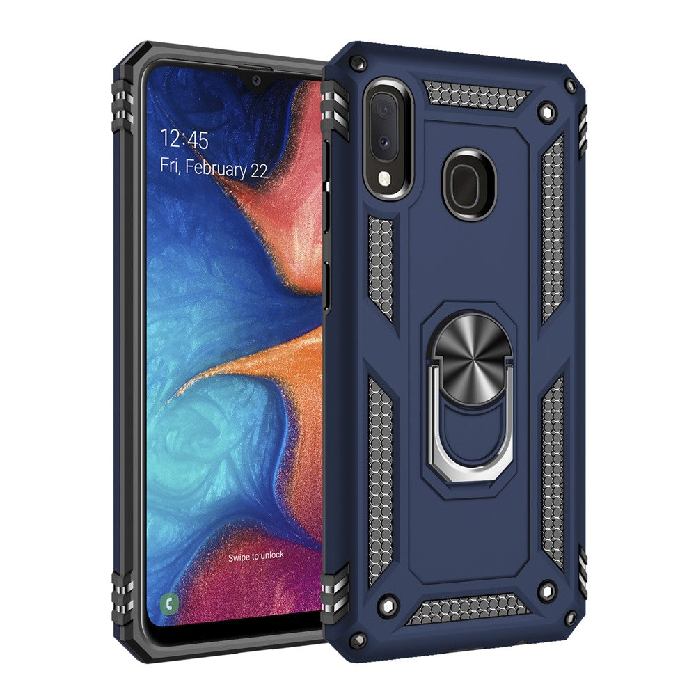 Hybrid PC TPU Kickstand Armor Telefoncover til Samsung Galaxy A20e