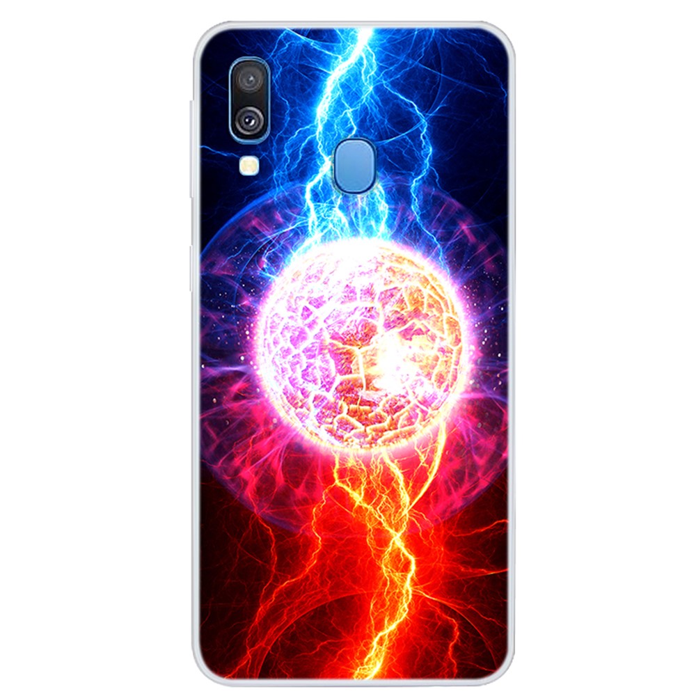 Space Series Pattern TPU Phone Cover for Samsung Galaxy A40