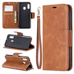 PU Leather Wallet Stand Phone Shell Cover for Samsung Galaxy A20e