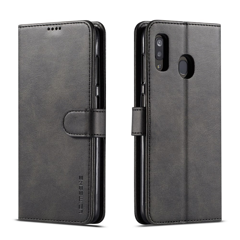 LC.IMEEKE Leather Wallet Stand Case for Samsung Galaxy A20e