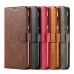 LC.IMEEKE Leather Wallet Stand Case for Samsung Galaxy A20e