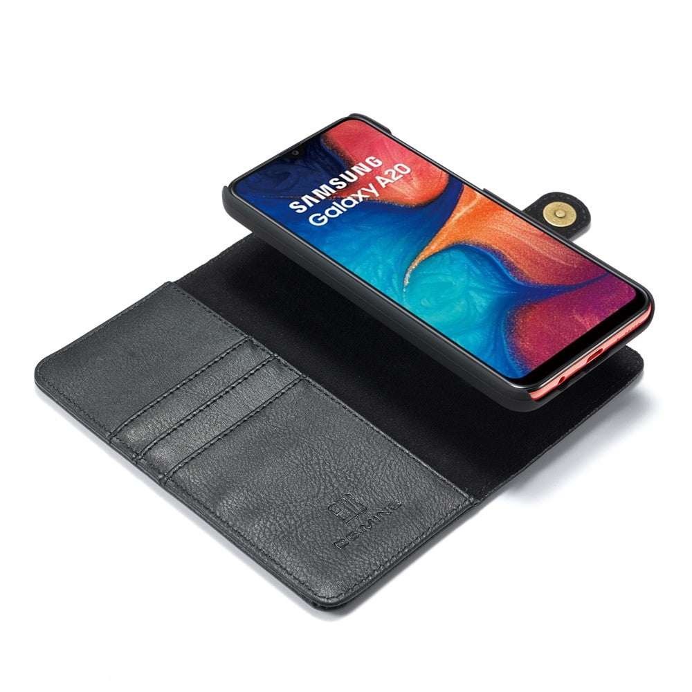DG.MING Split Leather Phone Shell for Samsung Galaxy A30 / A20