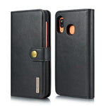 DG.MING Split Leather Phone Shell for Samsung Galaxy A30 / A20