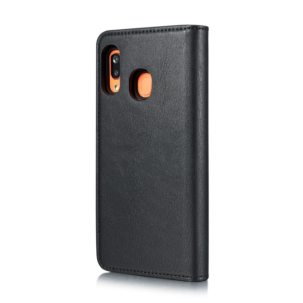 DG.MING Split Leather Phone Shell for Samsung Galaxy A30 / A20