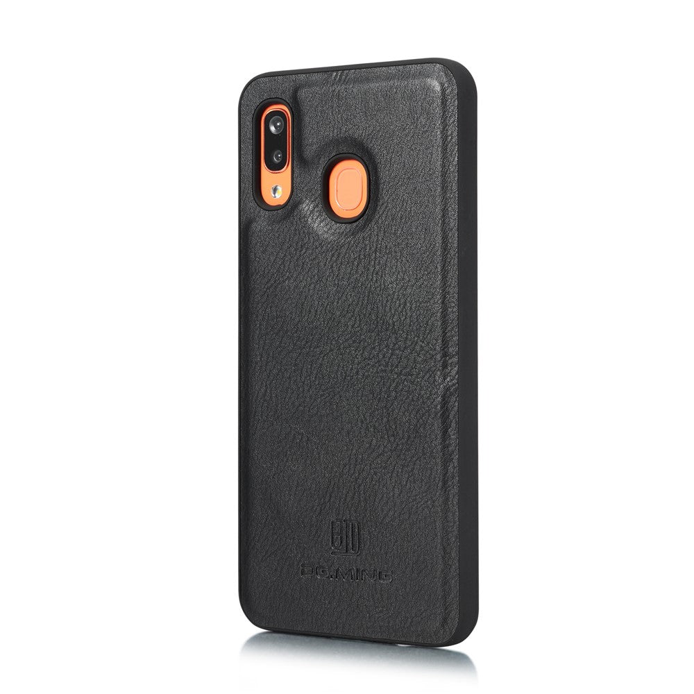 DG.MING Split Leather Phone Shell for Samsung Galaxy A30 / A20
