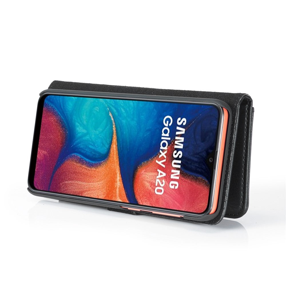 DG.MING Split Leather Phone Shell for Samsung Galaxy A30 / A20