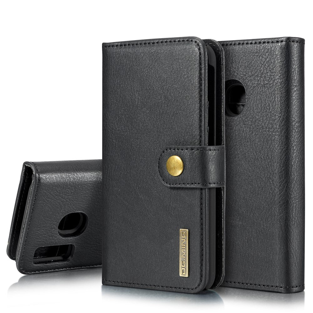 DG.MING For Samsung Galaxy A40 Wallet Phone Case Detachable Case Shockproof Shell Flip Protective Cover