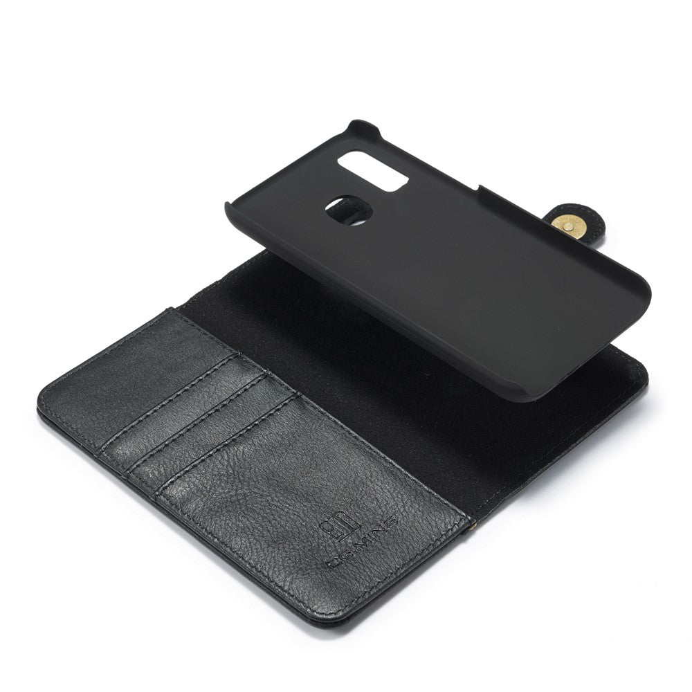 DG.MING For Samsung Galaxy A40 Wallet Phone Case Detachable Case Shockproof Shell Flip Protective Cover
