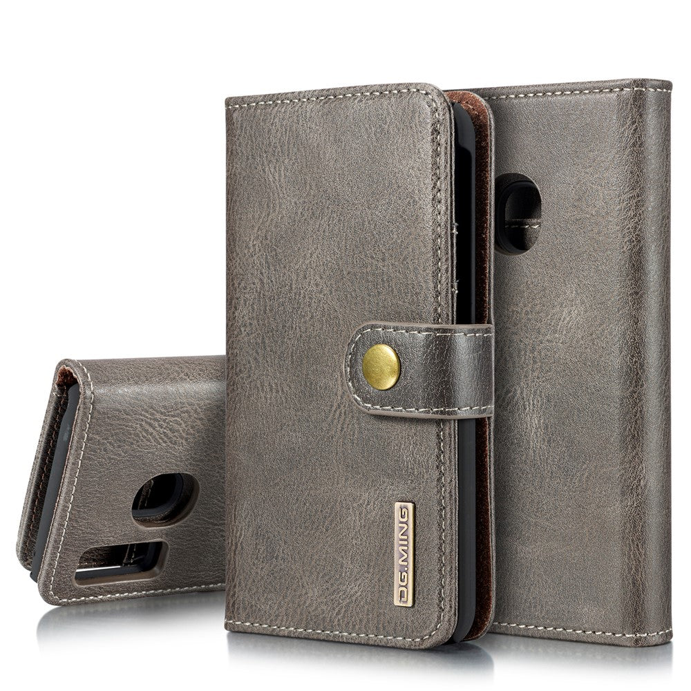 DG.MING For Samsung Galaxy A40 Wallet Phone Case Detachable Case Shockproof Shell Flip Protective Cover