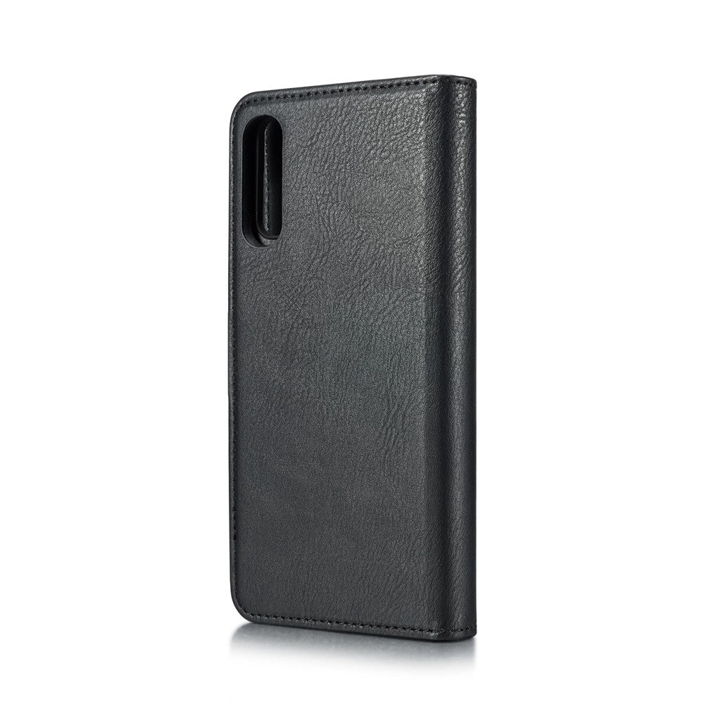 DG.MING Split Leather Phone Case Shell for Samsung Galaxy A50 / A50s / A30s