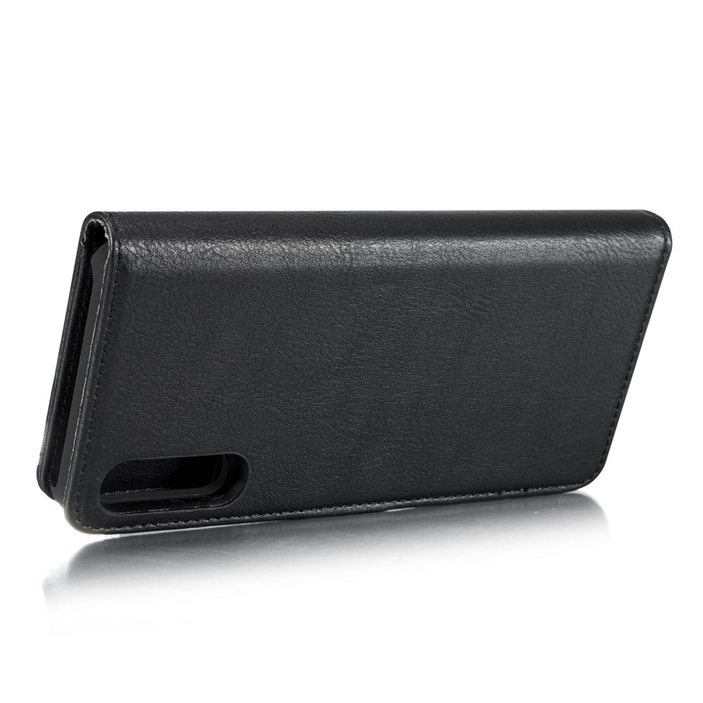 DG.MING Split Leather Phone Case Shell for Samsung Galaxy A50 / A50s / A30s