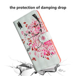 3D Printing Surface PU Leather Wallet Cell Shell for Samsung Galaxy Note 10 / Note 10 5G Plus / 10 Plus 5G