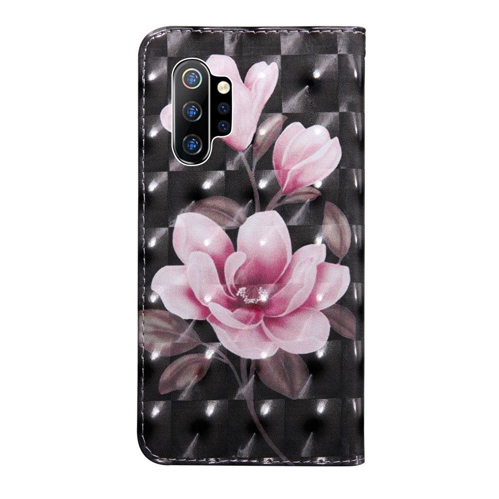 Telefoncover i læder med lys prikmønster til Samsung Galaxy Note 10 Plus/Note 10 Plus 5G