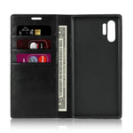 Crazy Horse Skin Genuine Leather Wallet Phone Case for Samsung Galaxy Note 10 Plus / 10 Plus 5G