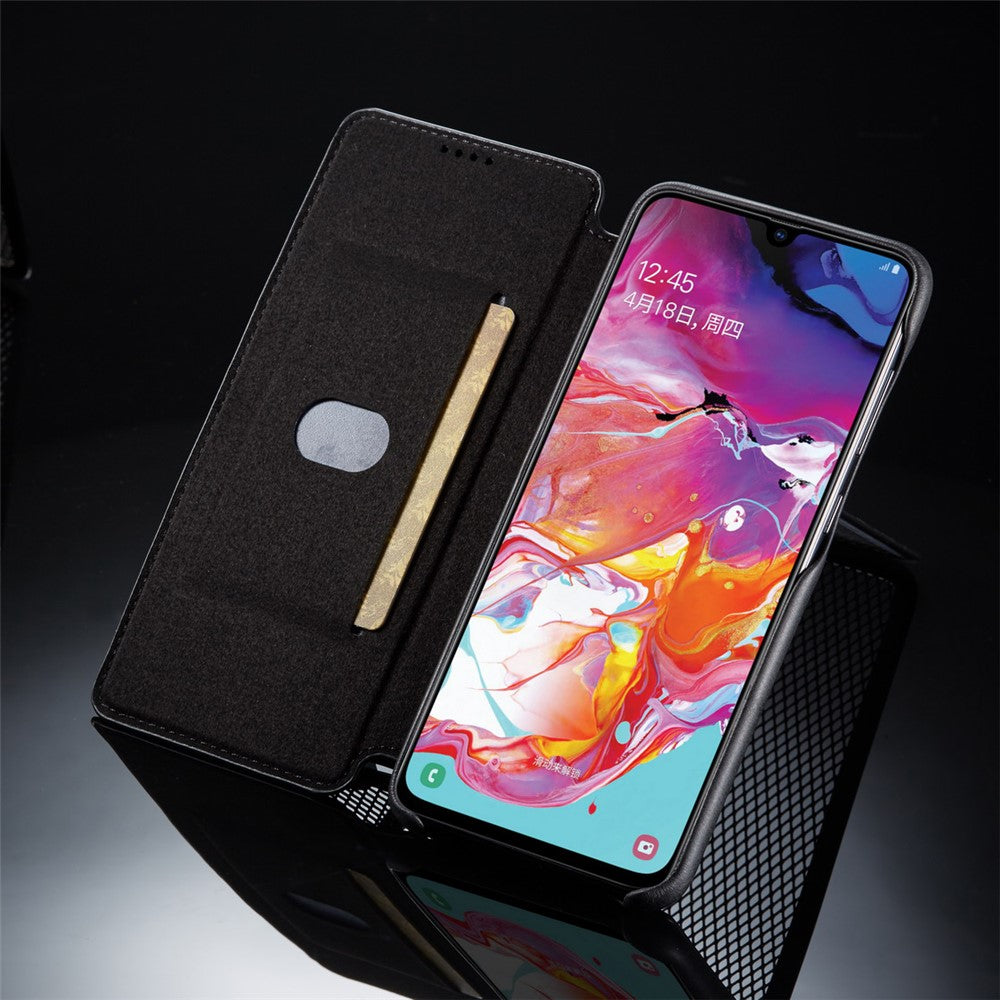 LC.IMEEKE Retro Style Leather Casing with Card Holder for Samsung Galaxy A50/A50s/A30s