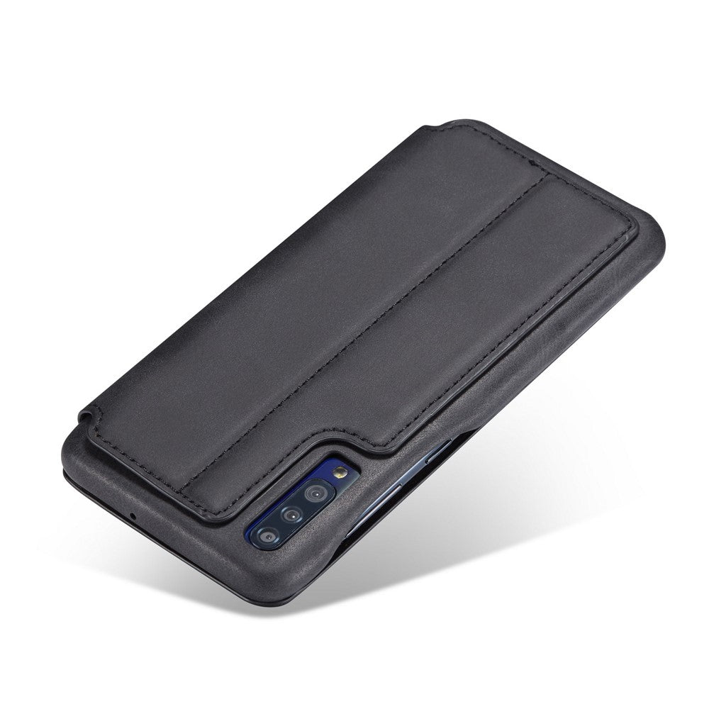 LC.IMEEKE Retro Style Leather Casing with Card Holder for Samsung Galaxy A50/A50s/A30s