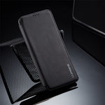LC.IMEEKE Retro Style Leather Casing with Card Holder for Samsung Galaxy A50/A50s/A30s