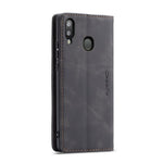 CASEME 013 Series Auto-absorbed Leather Flip Wallet Case for Samsung Galaxy A20e