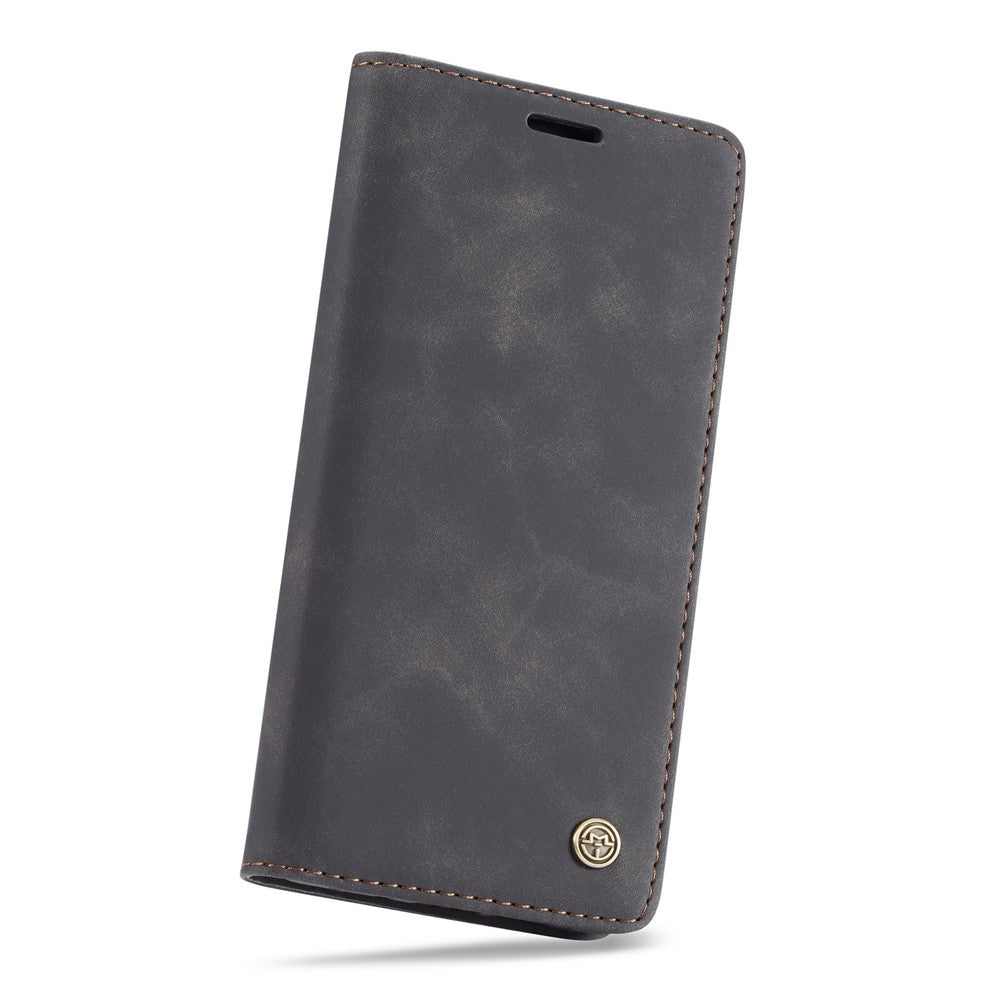 CASEME 013 Series Auto-absorbed Leather Flip Wallet Case for Samsung Galaxy A20e