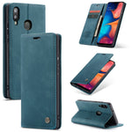 CASEME 013 Series Auto-absorbed Leather Flip Wallet Case for Samsung Galaxy A20e