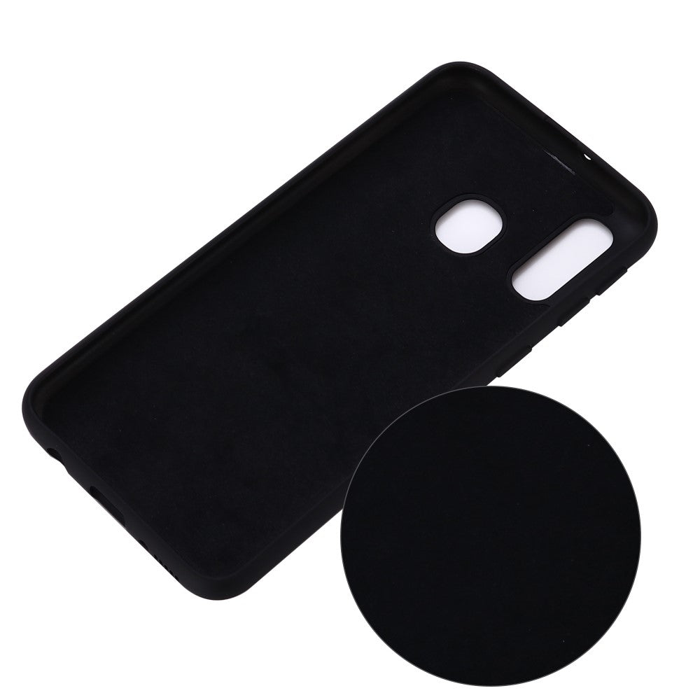 Flydende silikonecover til Samsung Galaxy A20e