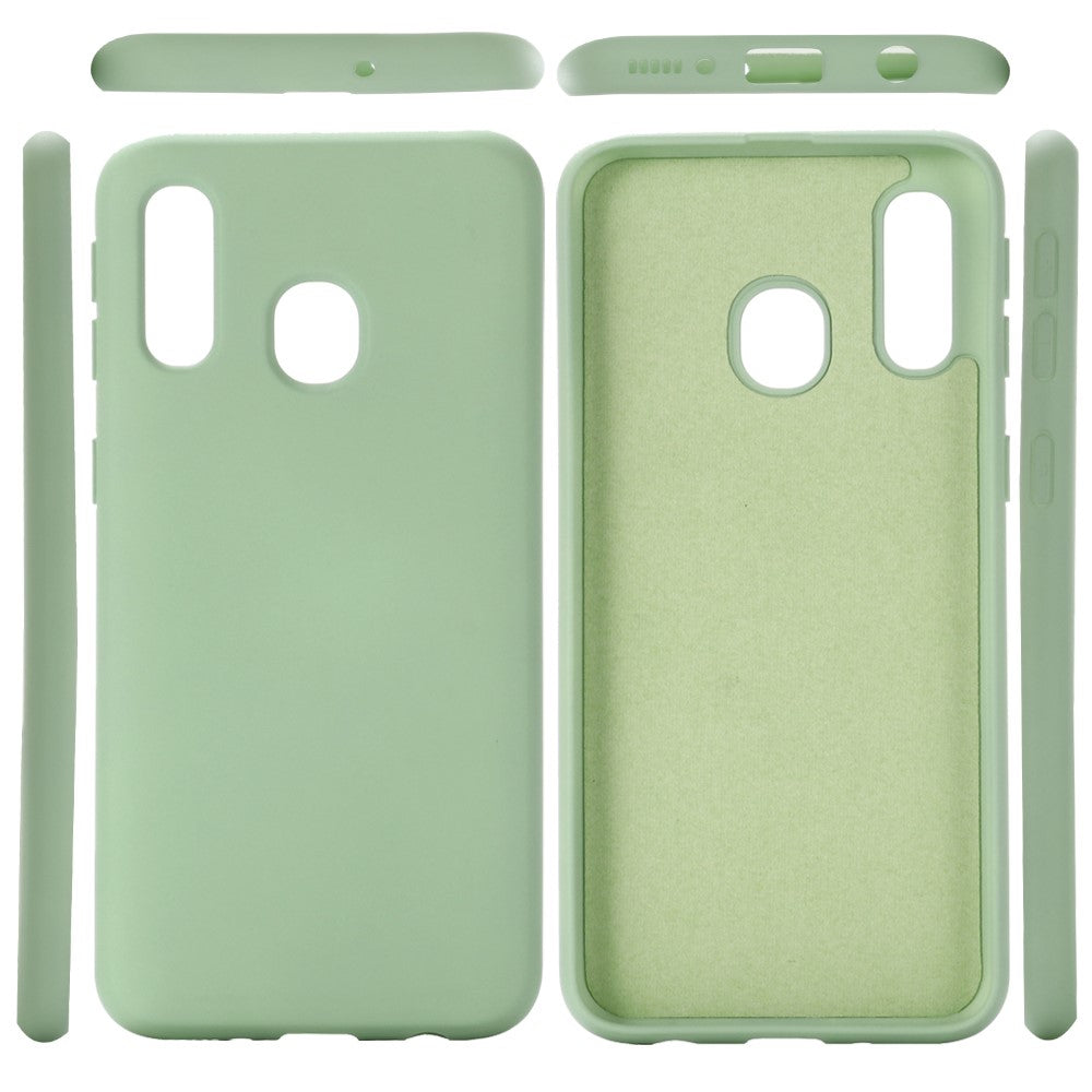 Flydende silikonecover til Samsung Galaxy A20e