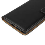 Genuine Leather Phone Case Stand Wallet for Samsung Galaxy Note 10+ / Note 10 Plus / 10 Plus 5G