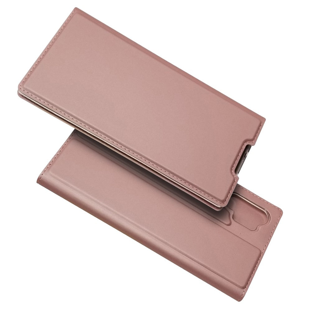 Magnetic Adsorption Leather Card Holder Phone Shell for Samsung Galaxy Note 10 Plus/Note 10 Plus 5G