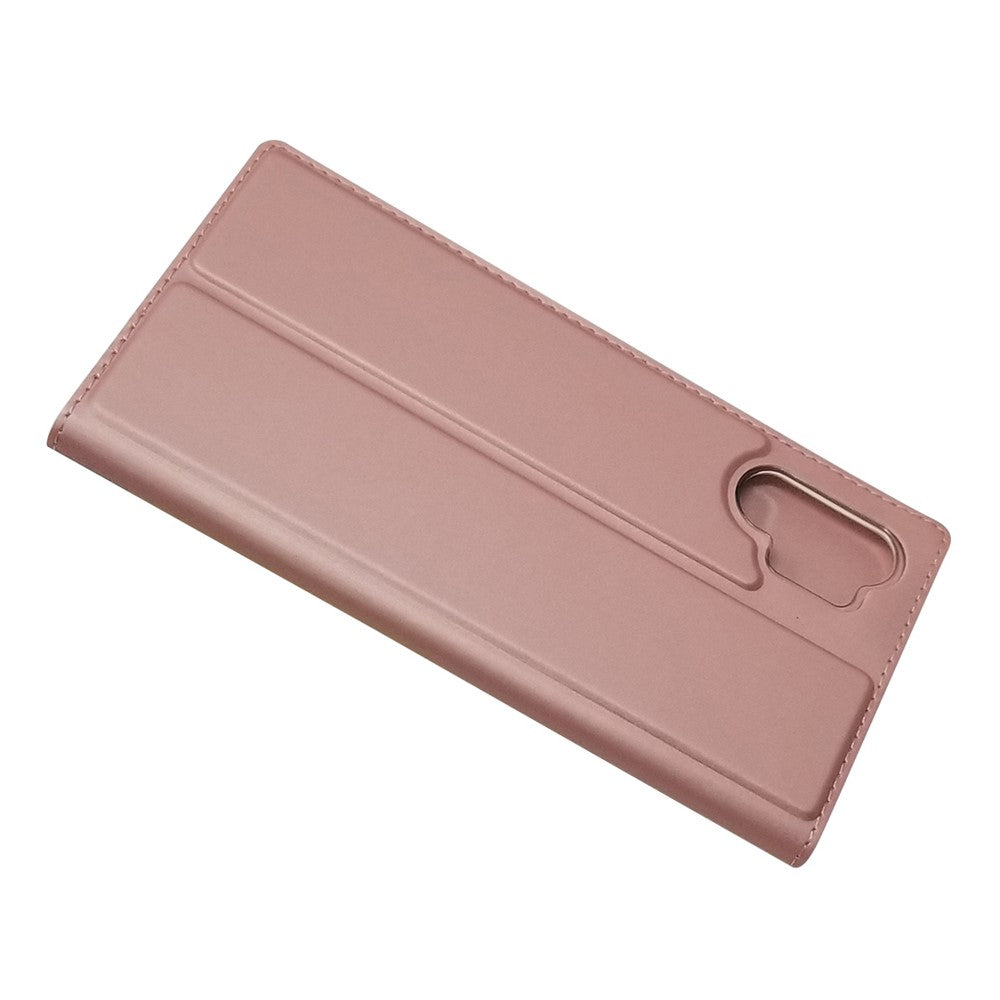 Magnetic Adsorption Leather Card Holder Phone Shell for Samsung Galaxy Note 10 Plus/Note 10 Plus 5G