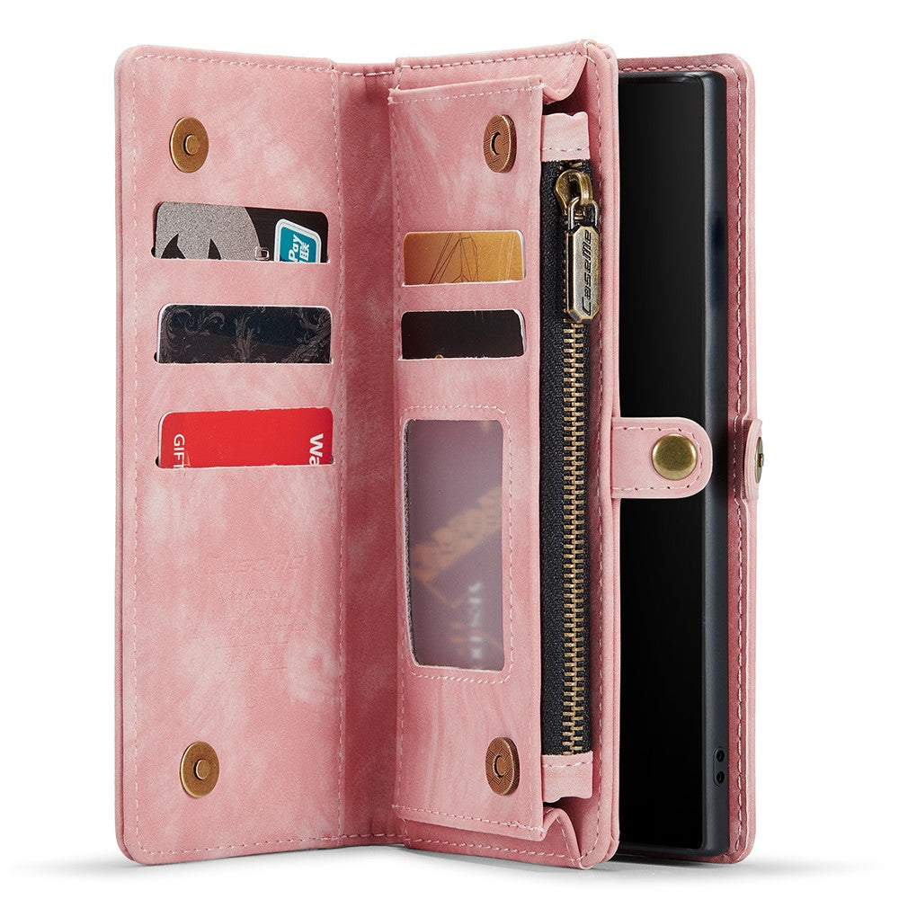 CASEME 008-serien til Samsung Galaxy Note 10 / Note 10 5G PU læder pung-etui Multifunktionelt magnetisk aftageligt stander-telefoncover