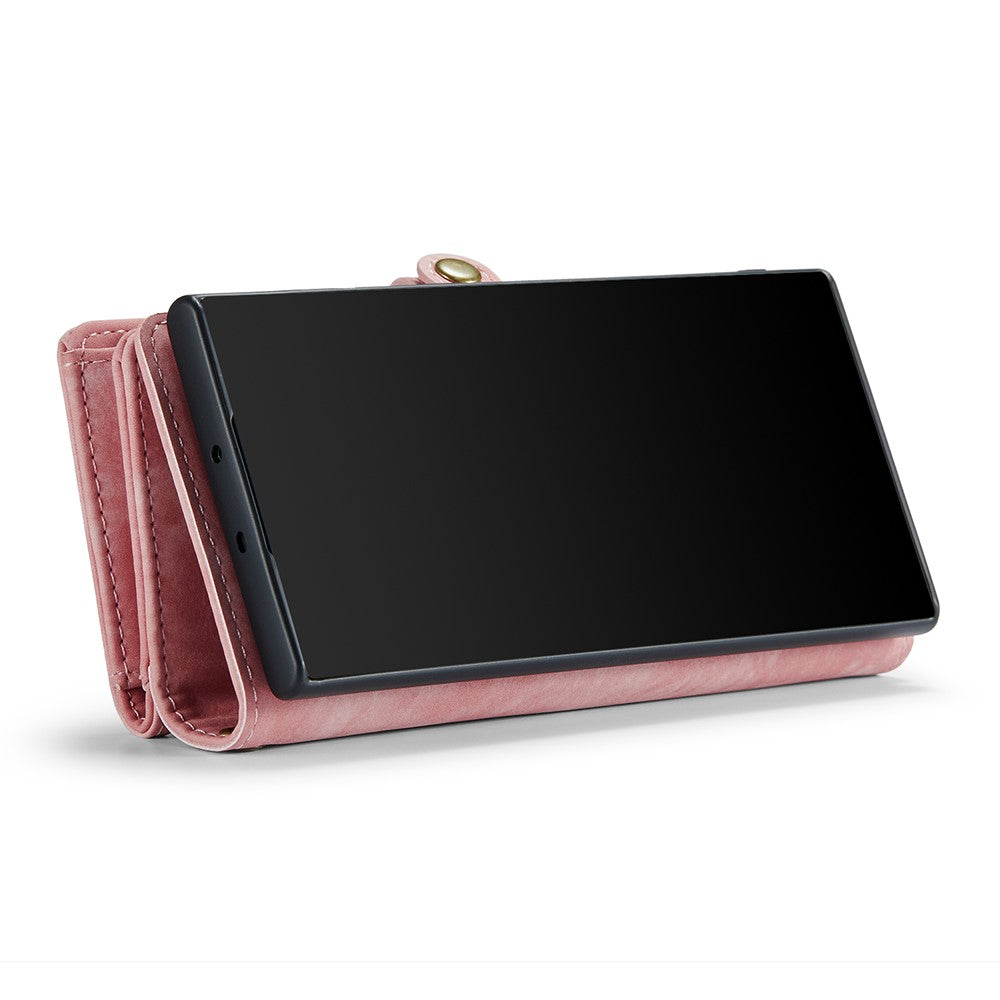 CASEME 008-serien til Samsung Galaxy Note 10 / Note 10 5G PU læder pung-etui Multifunktionelt magnetisk aftageligt stander-telefoncover