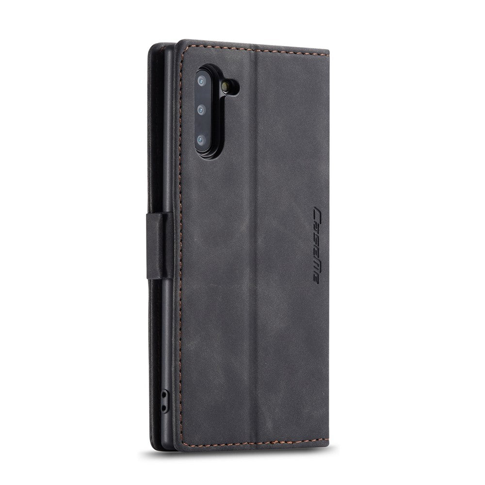 CASEME 013 Series Auto-absorbed Flip Leather Wallet Stand Case for Samsung Galaxy Note 10/Note 10 5G
