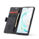 CASEME 013 Series Auto-absorbed Flip Leather Wallet Stand Case for Samsung Galaxy Note 10/Note 10 5G