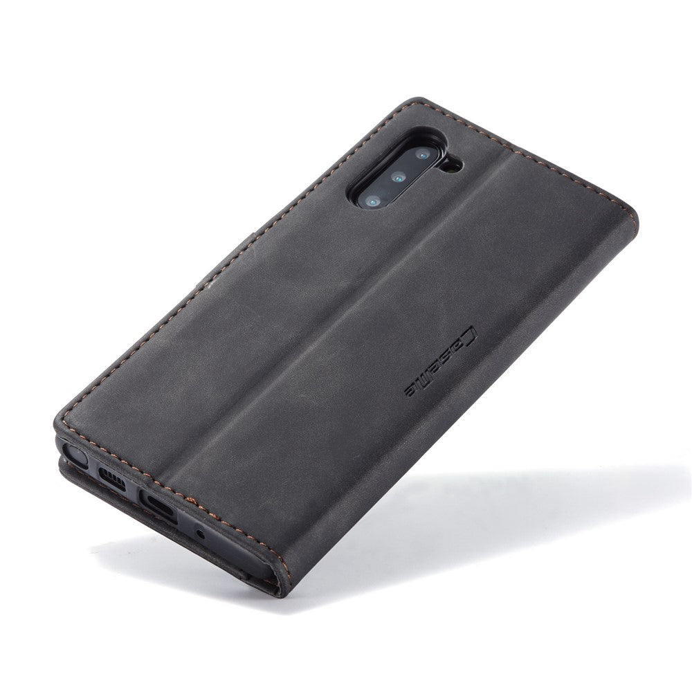 CASEME 013 Series Auto-absorbed Flip Leather Wallet Stand Case for Samsung Galaxy Note 10/Note 10 5G
