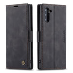 CASEME 013 Series Auto-absorbed Flip Leather Wallet Stand Case for Samsung Galaxy Note 10/Note 10 5G