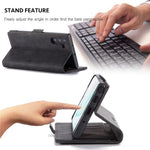 CASEME 013 Series Auto-absorbed Flip Leather Wallet Stand Case for Samsung Galaxy Note 10/Note 10 5G