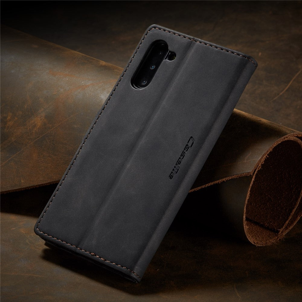 CASEME 013 Series Auto-absorbed Flip Leather Wallet Stand Case for Samsung Galaxy Note 10/Note 10 5G